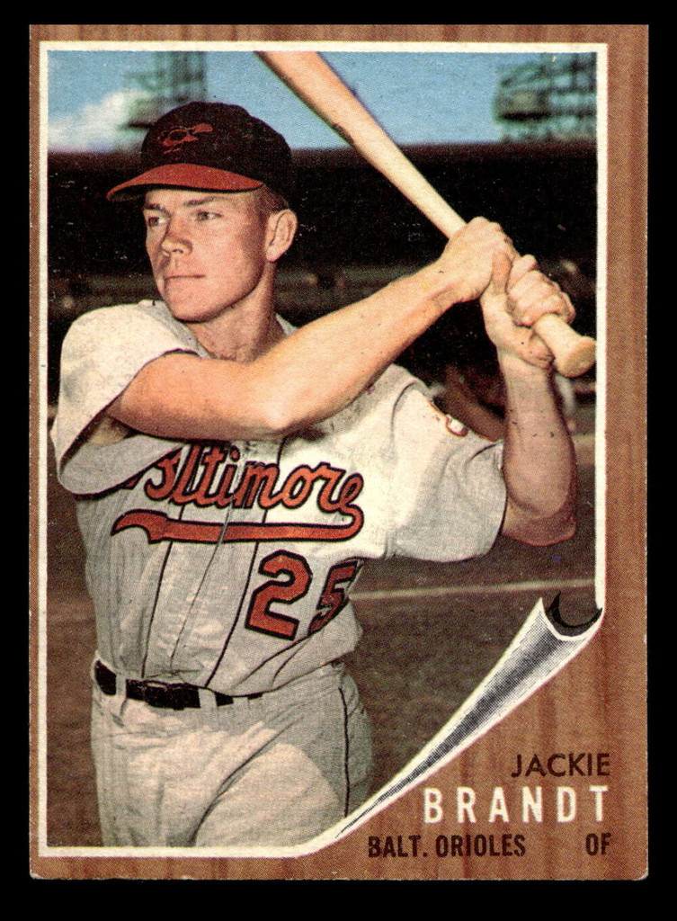 1962 Topps #165 Jackie Brandt Very Good  ID: 512874