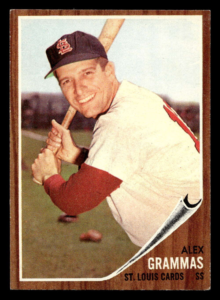 1962 Topps #223 Alex Grammas UER Ex-Mint  ID: 512937