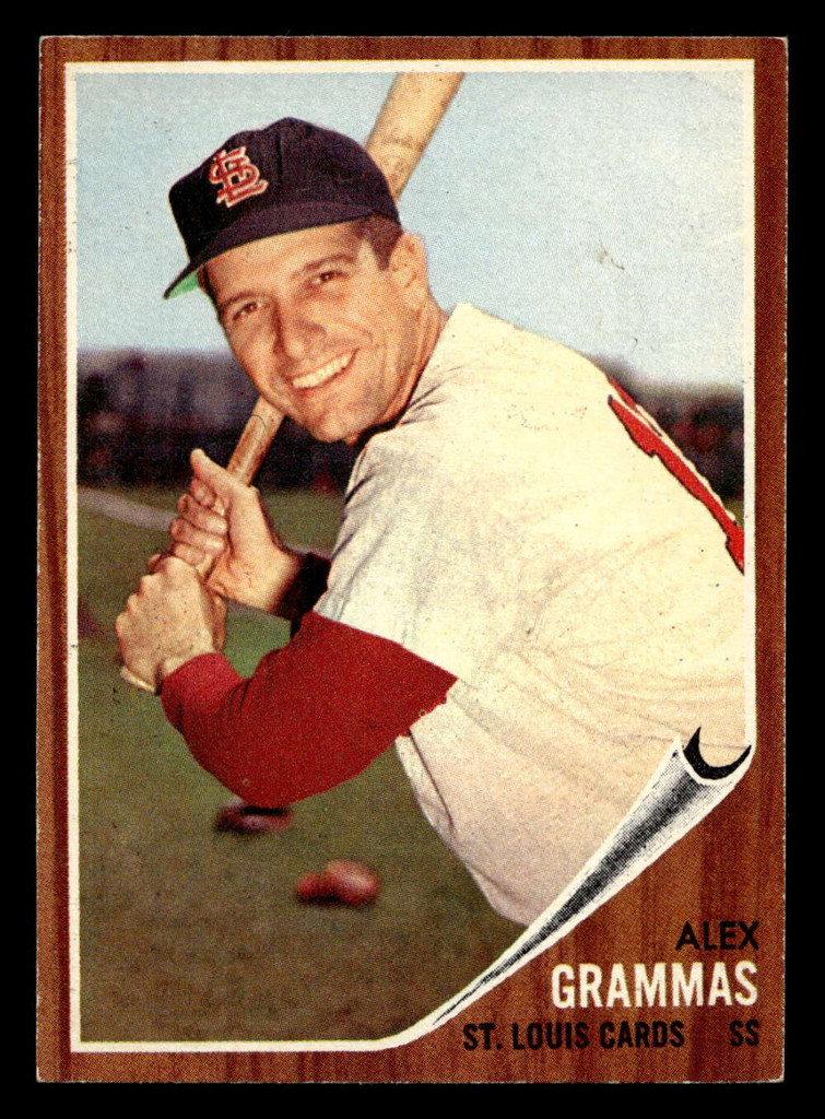 1962 Topps #223 Alex Grammas UER Ex-Mint  ID: 512939