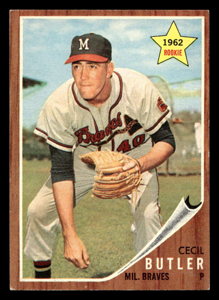 1962 Topps #239 Cecil Butler Ex-Mint RC Rookie  ID: 512975