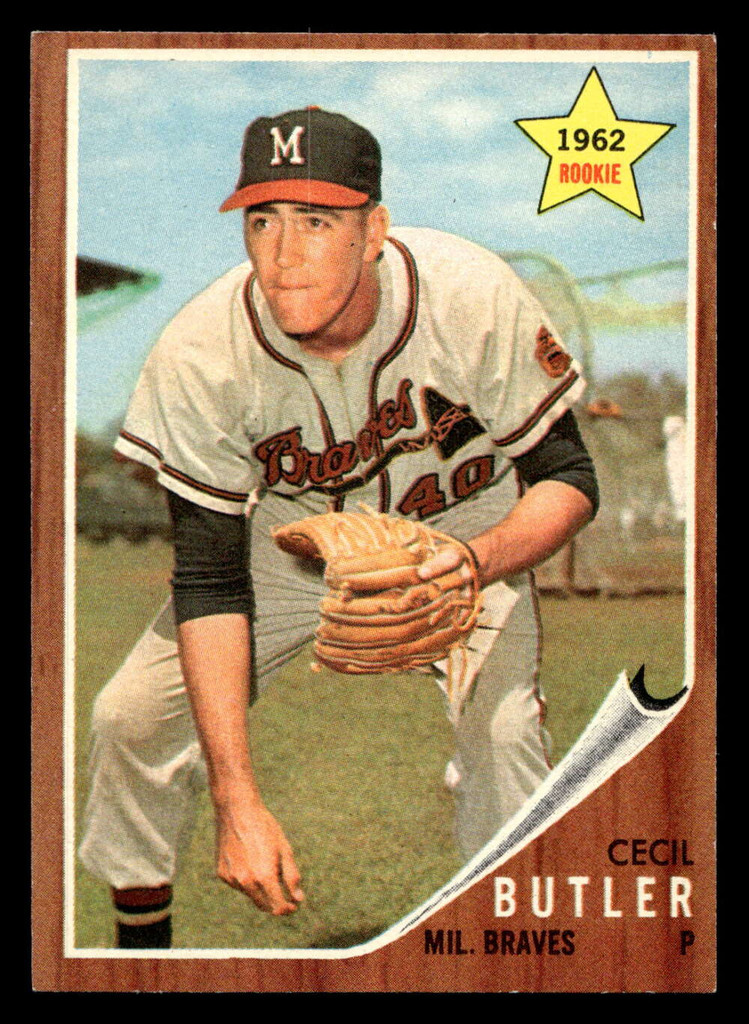 1962 Topps #239 Cecil Butler Near Mint RC Rookie  ID: 512976