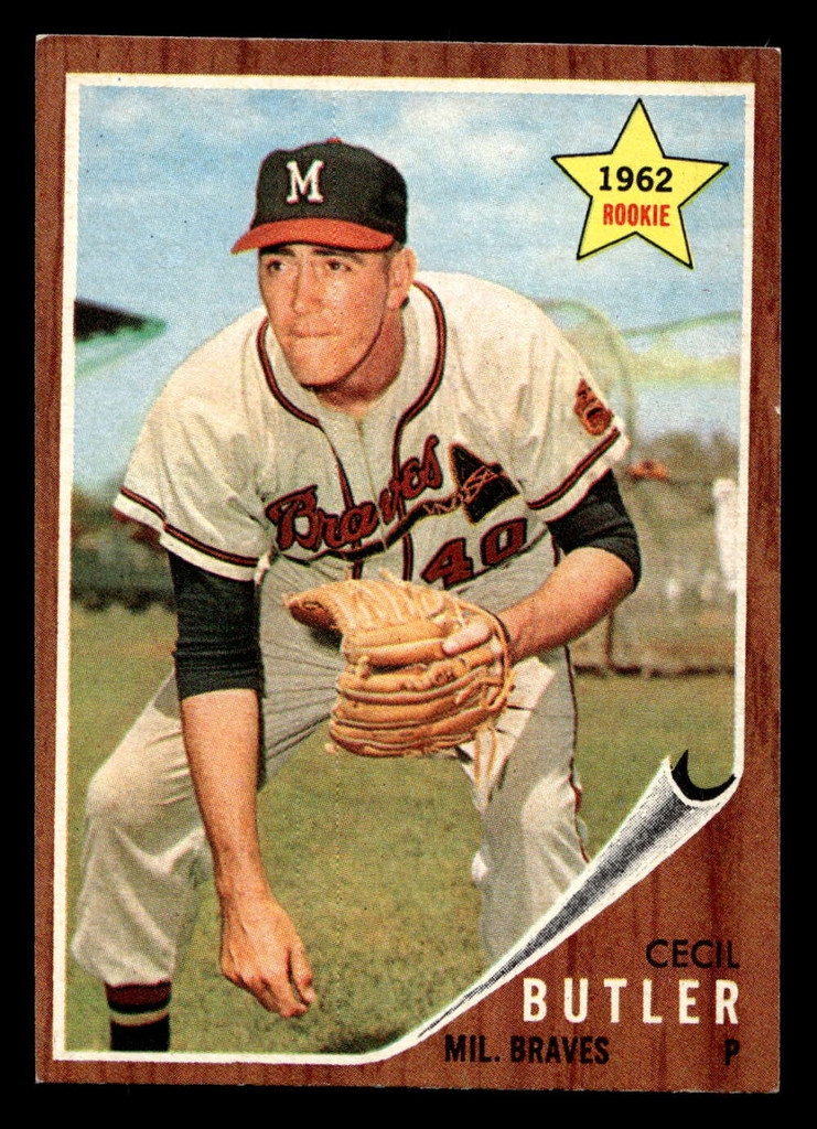 1962 Topps #239 Cecil Butler Ex-Mint RC Rookie  ID: 512977