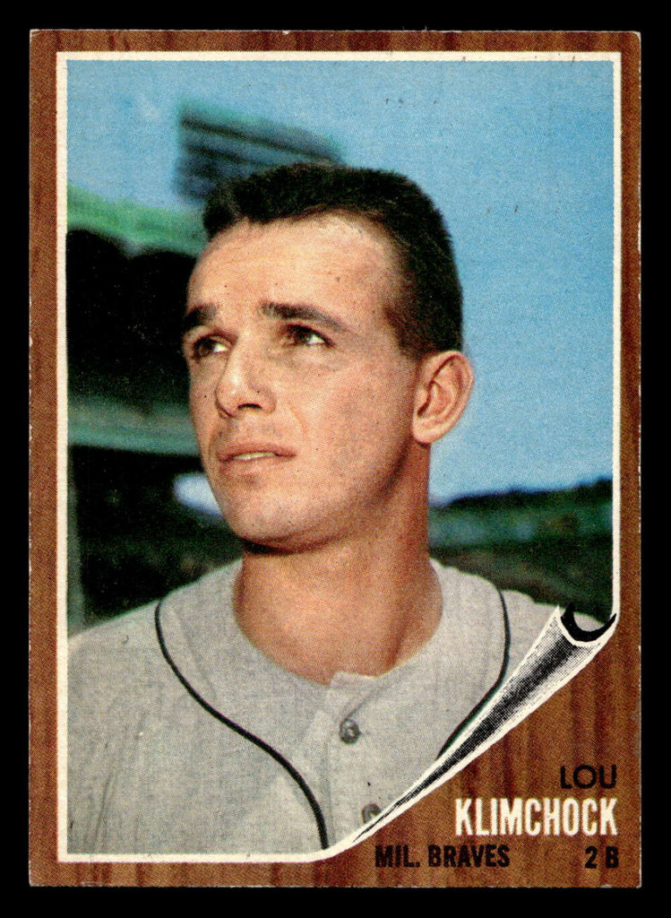 1962 Topps #259 Lou Klimchock Ex-Mint  ID: 513005