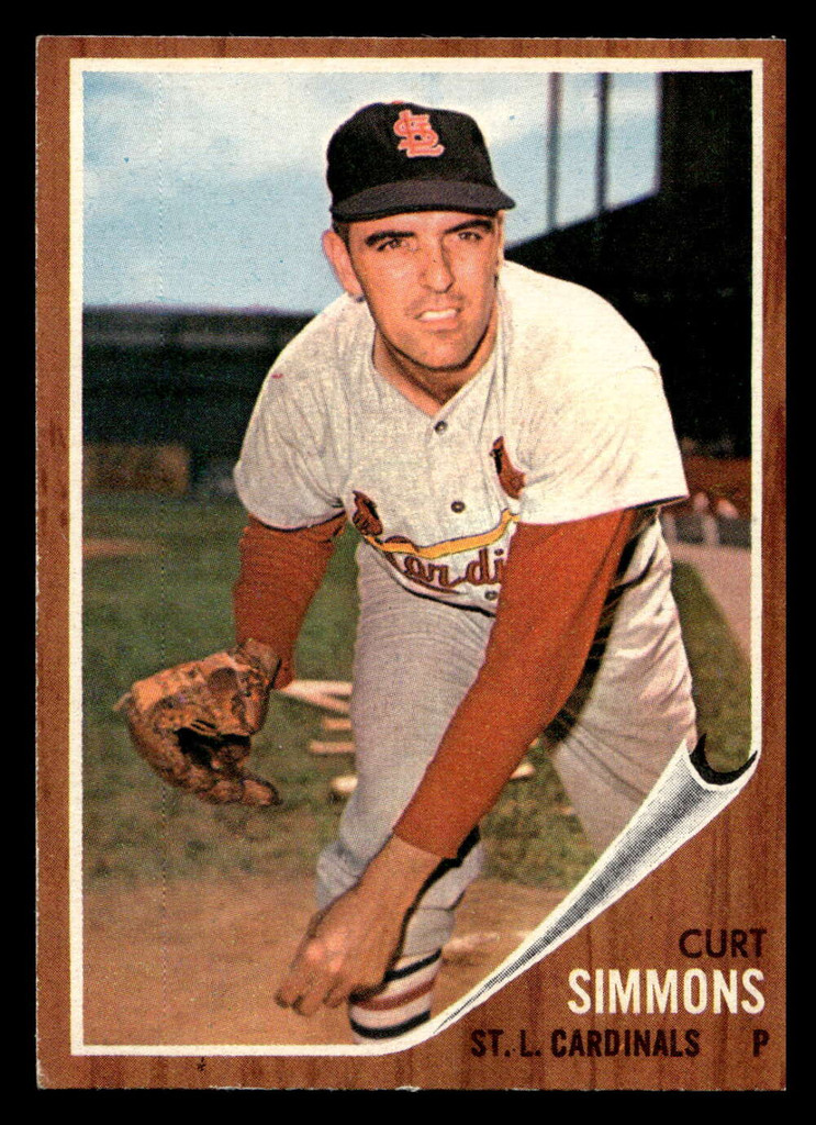 1962 Topps #285 Curt Simmons Excellent+  ID: 513052