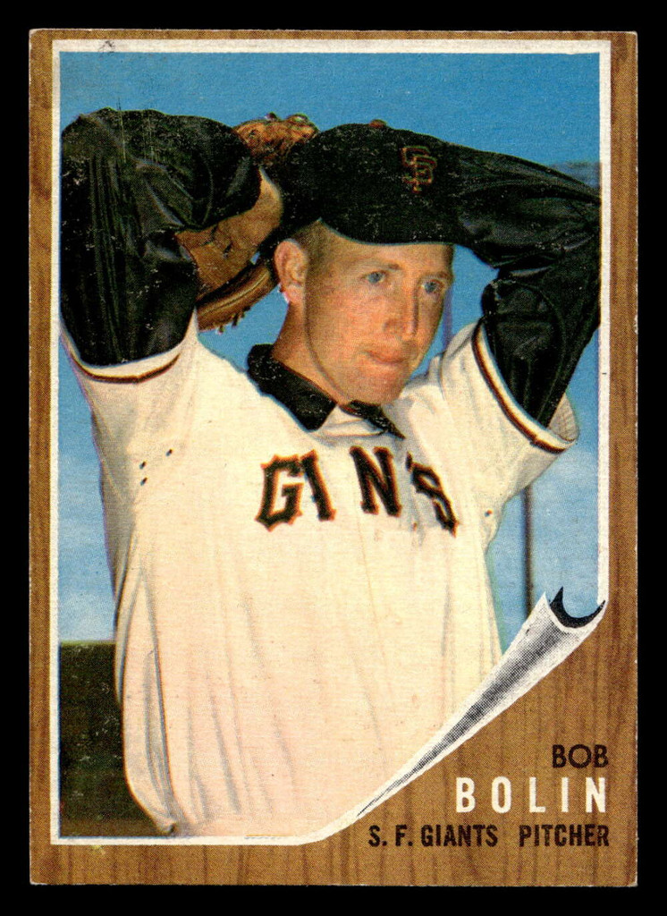 1962 Topps #329 Bobby Bolin Ex-Mint  ID: 513081