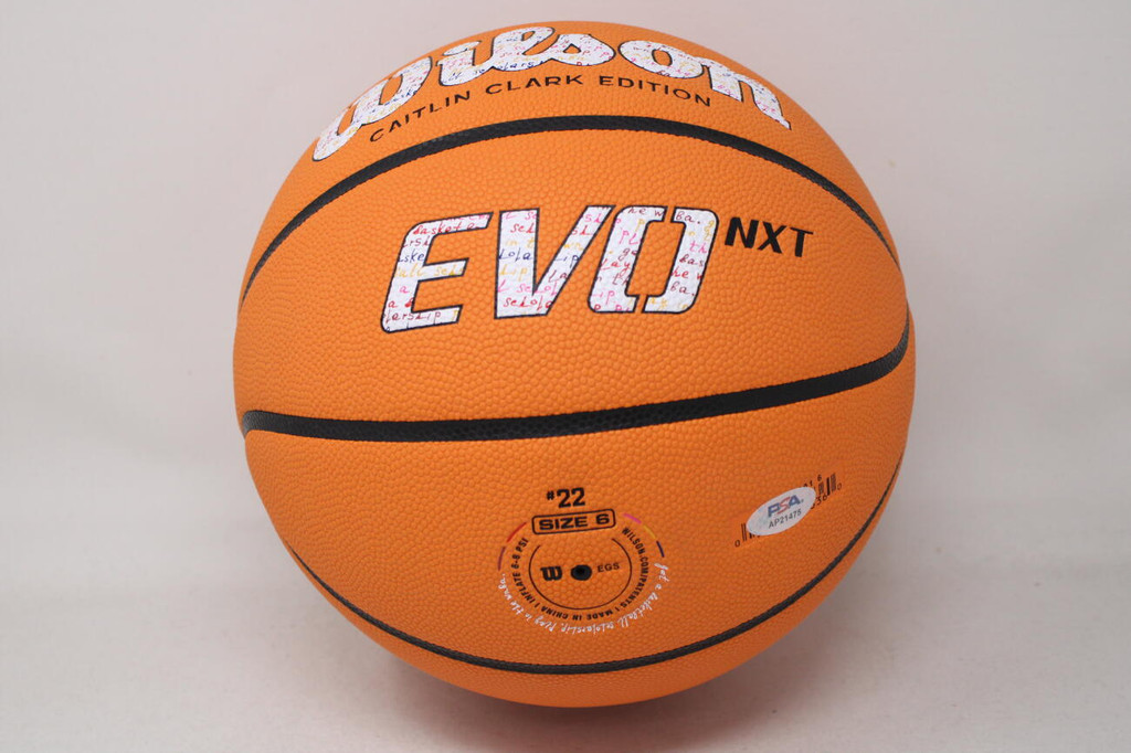 Caitlin Clark Edition Signed Basketball PSA/DNA EVO NXT Ball Indiana Fever Iowa