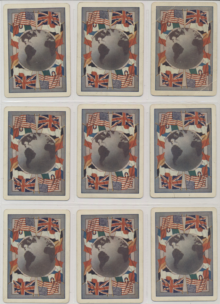 1896 Fireside Games  GAME FLAGS No. IIII  Lot of 53   #*sku37122