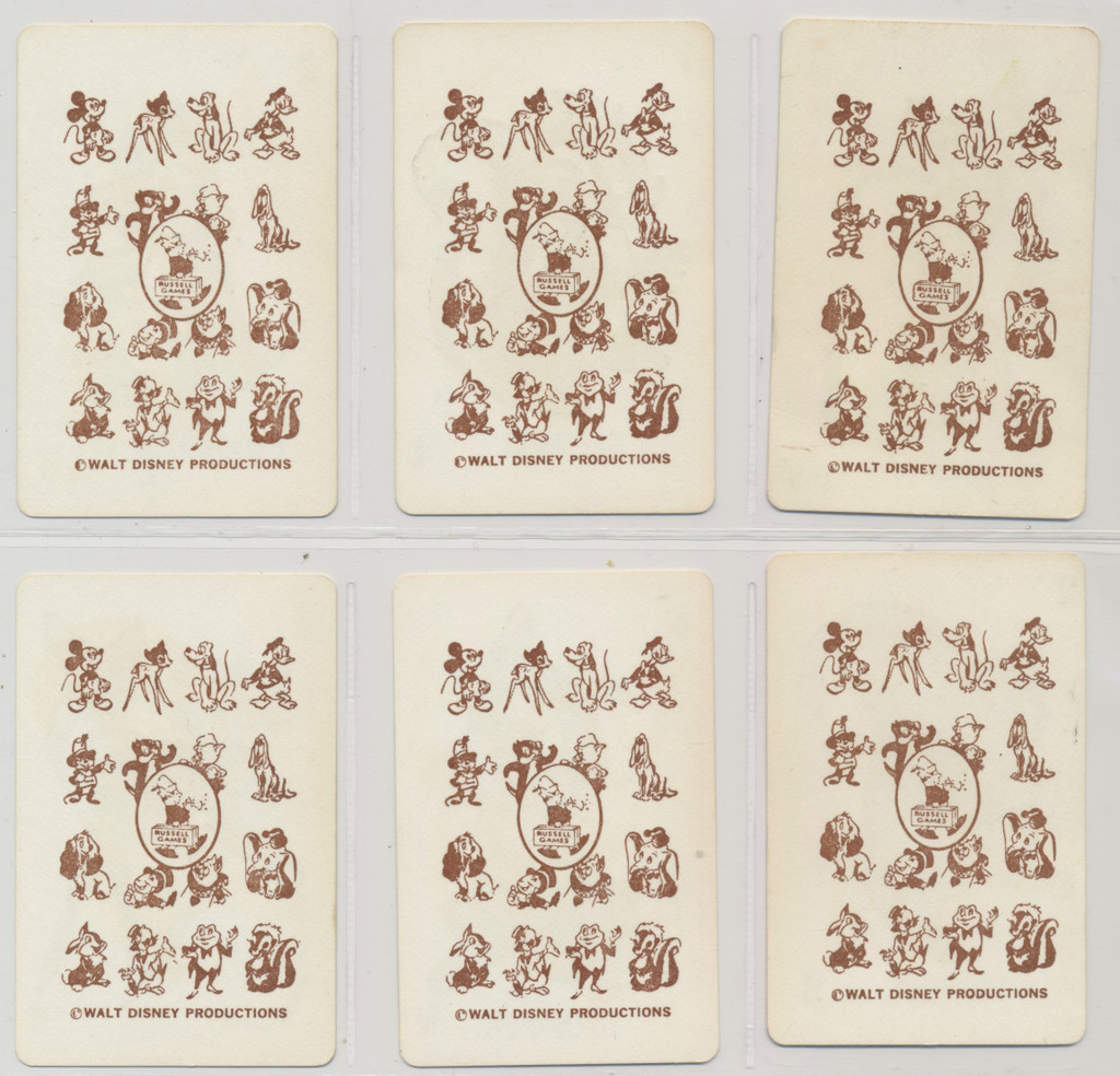 1965 Russell Games Bambi Playing Cards Lot of 35  #*sku37130