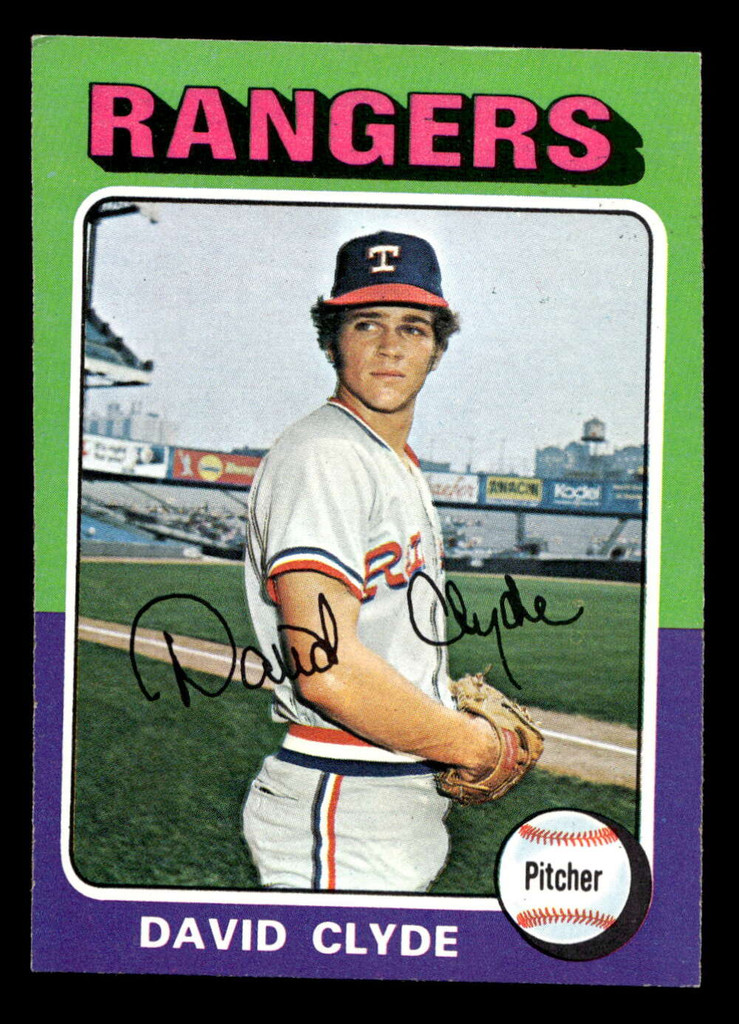 1975 Topps Mini #12 David Clyde Ex-Mint MINI 
