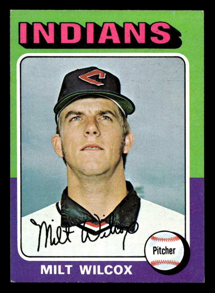 1975 Topps Mini #14 Milt Wilcox Ex-Mint MINI 