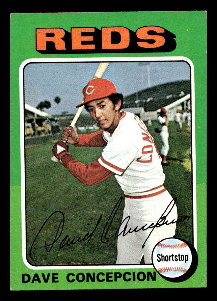 1975 Topps Mini #17 Dave Concepcion Ex-Mint MINI  ID: 513335