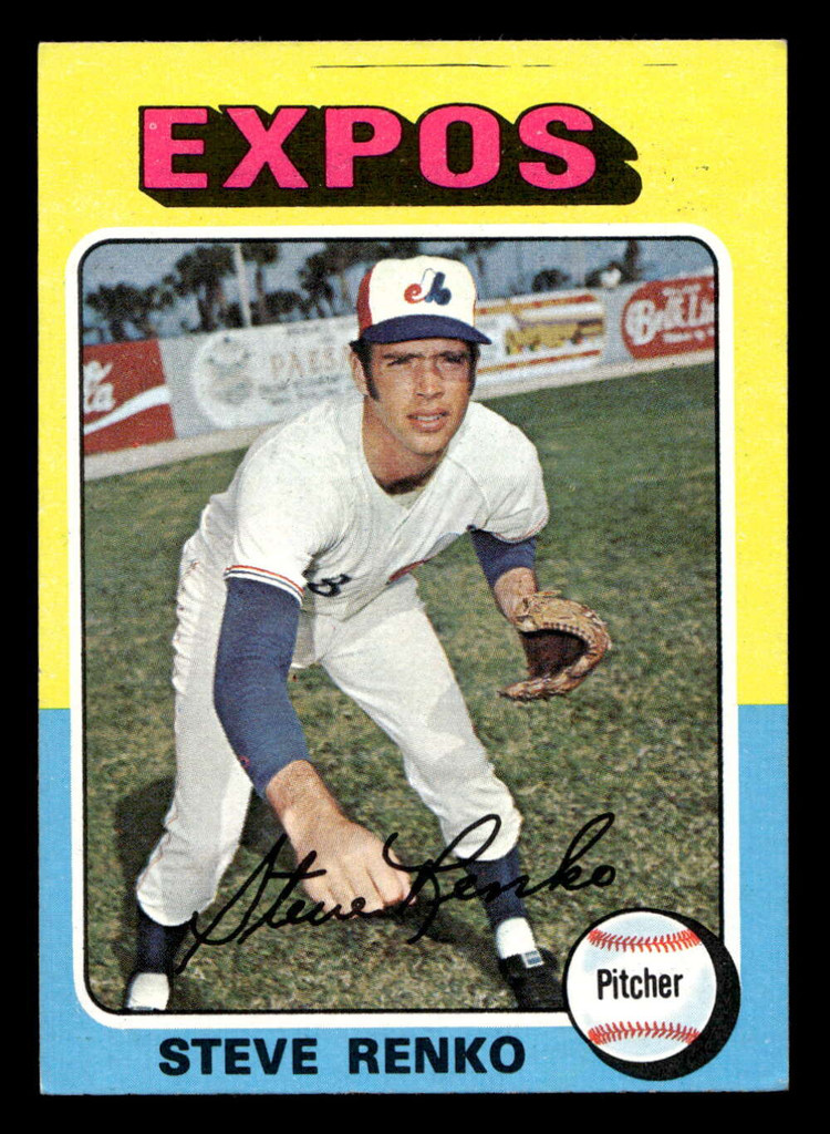 1975 Topps Mini #34 Steve Renko Ex-Mint MINI  ID: 513361
