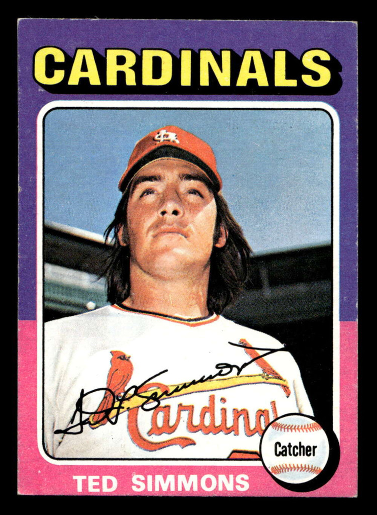 1975 Topps Mini #75 Ted Simmons Ex-Mint MINI 