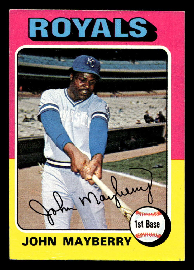 1975 Topps Mini #95 John Mayberry Near Mint MINI  ID: 513453