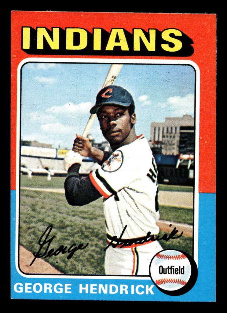 1975 Topps Mini #109 George Hendrick Ex-Mint MINI 