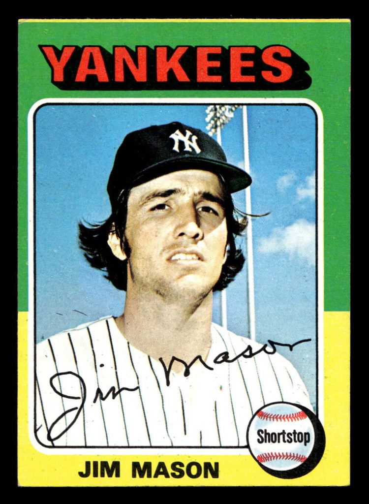 1975 Topps Mini #136 Jim Mason Ex-Mint MINI 
