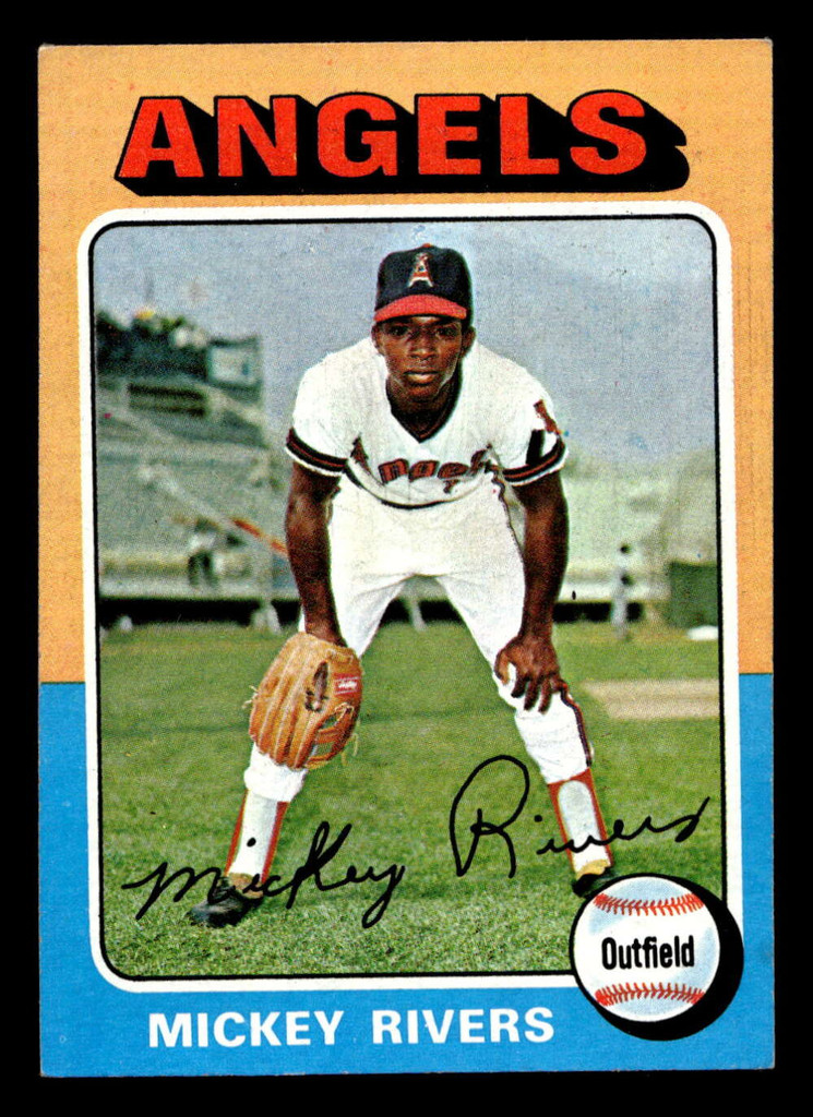 1975 Topps Mini #164 Mickey Rivers Ex-Mint MINI  ID: 513572
