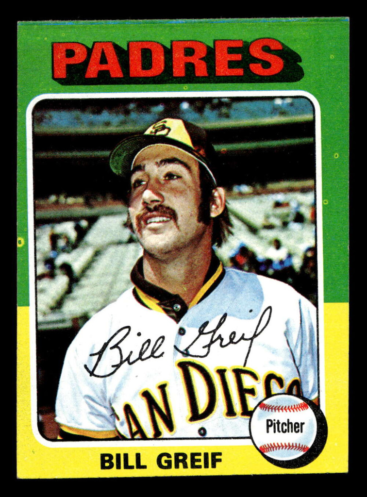 1975 Topps Mini #168 Bill Greif Ex-Mint MINI 