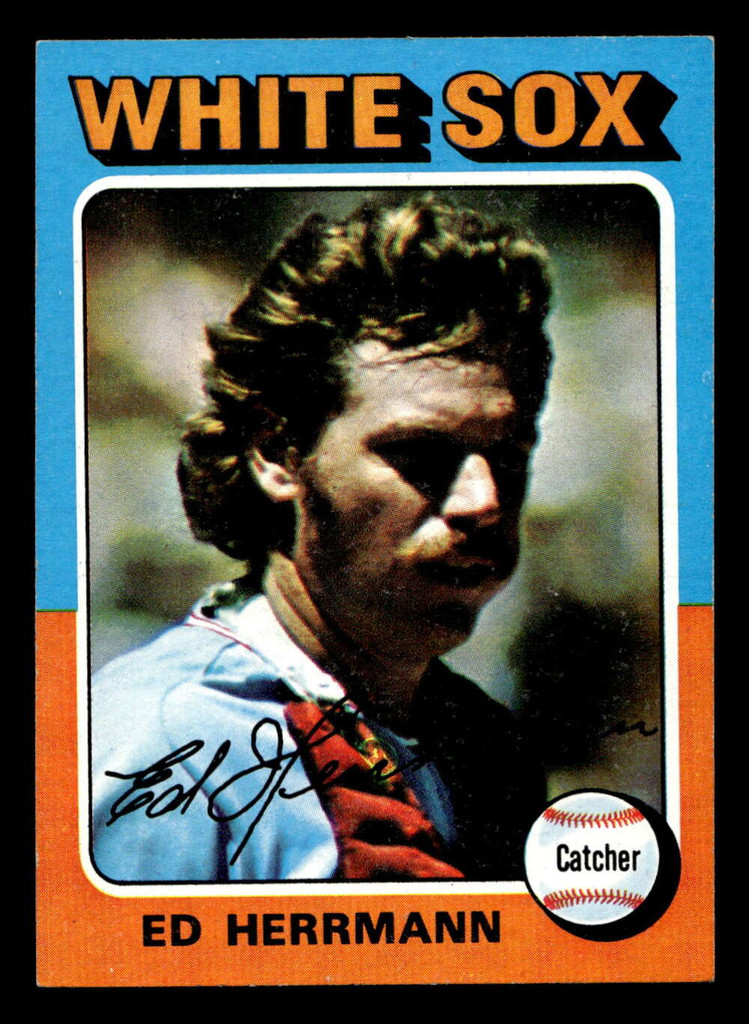 1975 Topps Mini #219 Ed Herrmann Near Mint MINI  ID: 513674