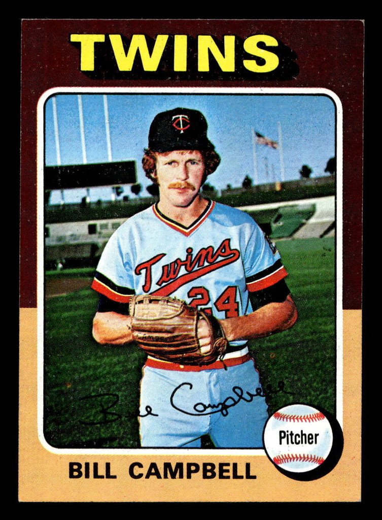 1975 Topps Mini #226 Bill Campbell Ex-Mint MINI  ID: 513692