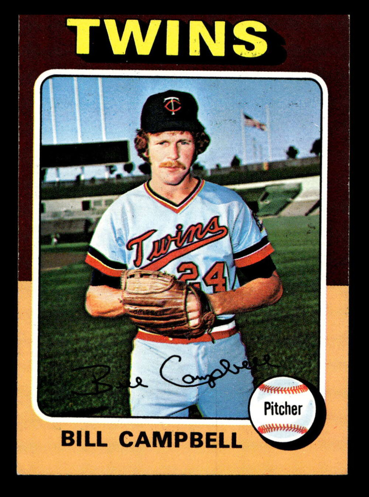 1975 Topps Mini #226 Bill Campbell Ex-Mint MINI  ID: 513694