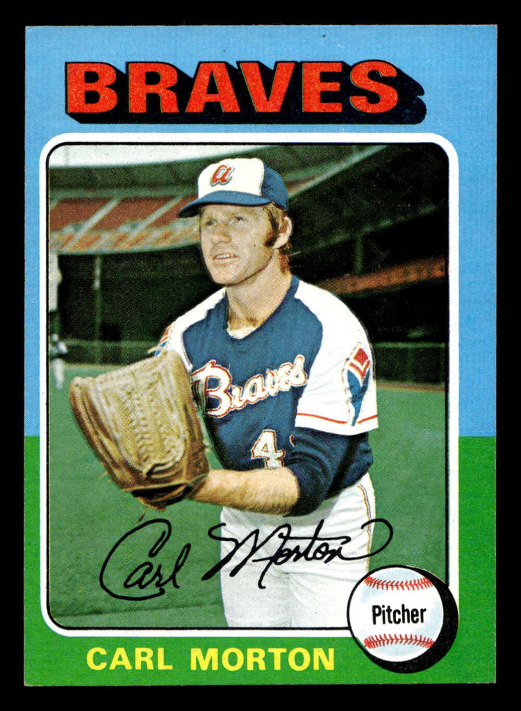 1975 Topps Mini #237 Carl Morton Ex-Mint MINI 