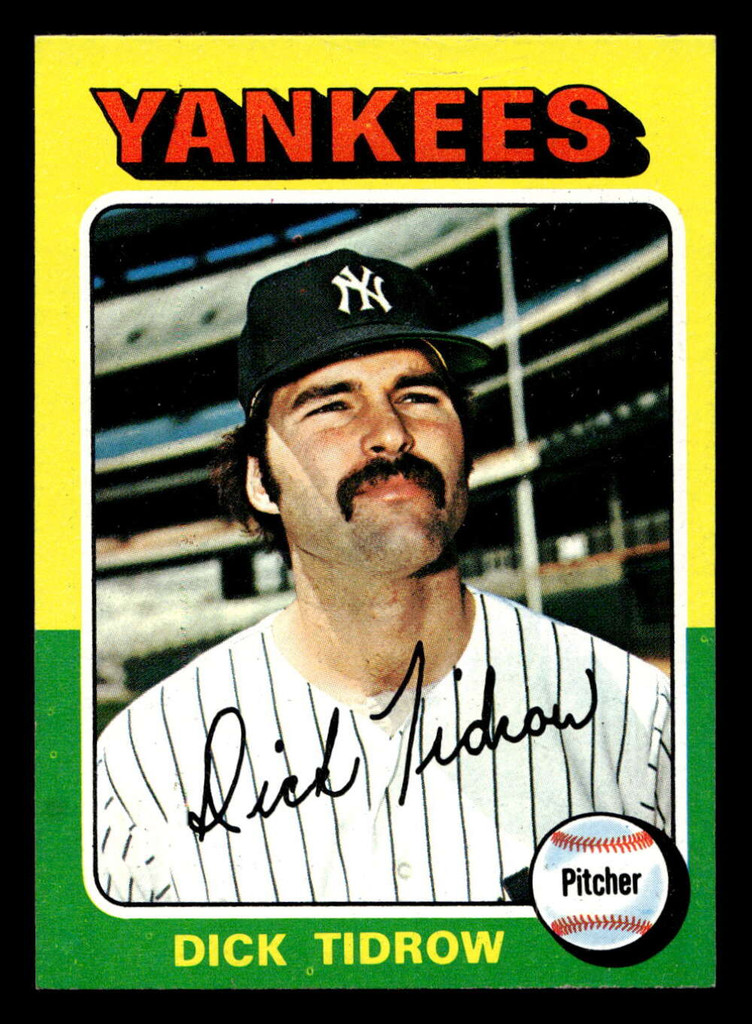1975 Topps Mini #241 Dick Tidrow Very Good MINI 