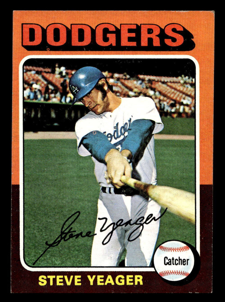 1975 Topps Mini #376 Steve Yeager Ex-Mint MINI 