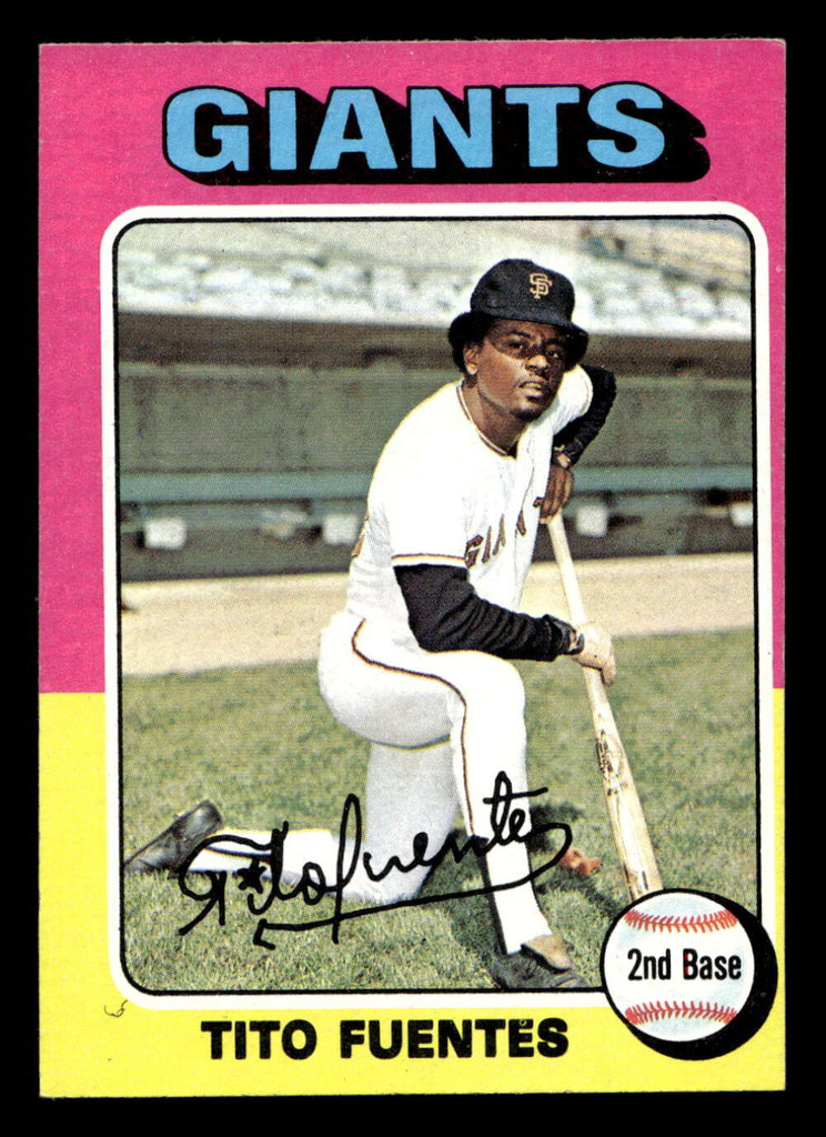1975 Topps Mini #425 Tito Fuentes Ex-Mint MINI 