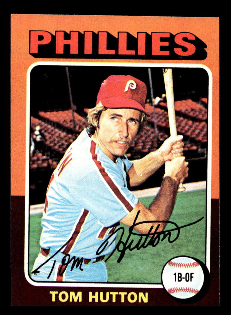 1975 Topps Mini #477 Tom Hutton Ex-Mint MINI 