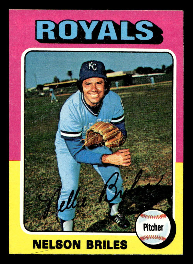 1975 Topps Mini #495 Nelson Briles Near Mint MINI 