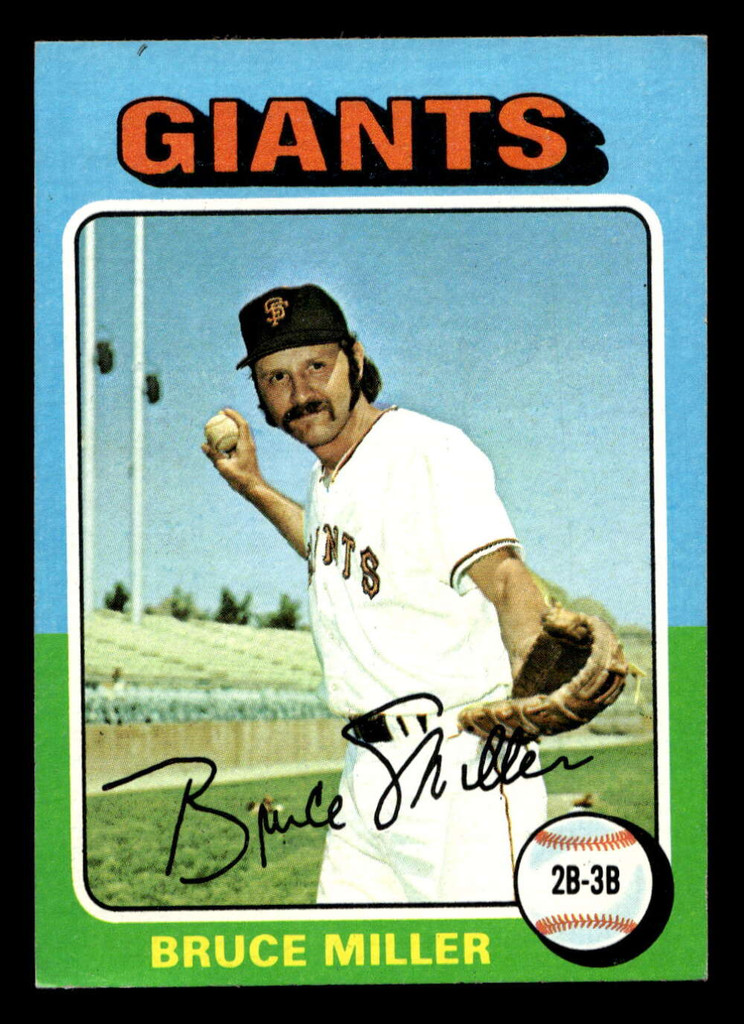 1975 Topps Mini #606 Bruce Miller Excellent+ RC Rookie MINI 