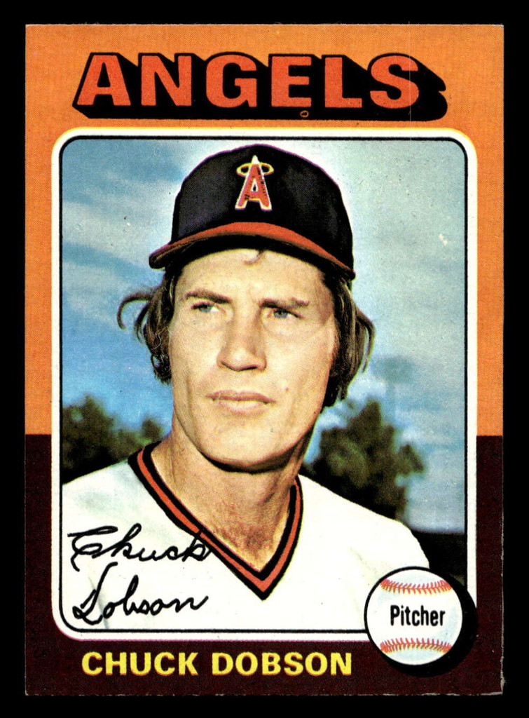 1975 Topps Mini #635 Chuck Dobson Ex-Mint MINI 