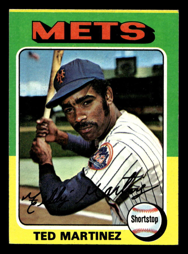 1975 Topps Mini #637 Ted Martinez Ex-Mint MINI  ID: 514182
