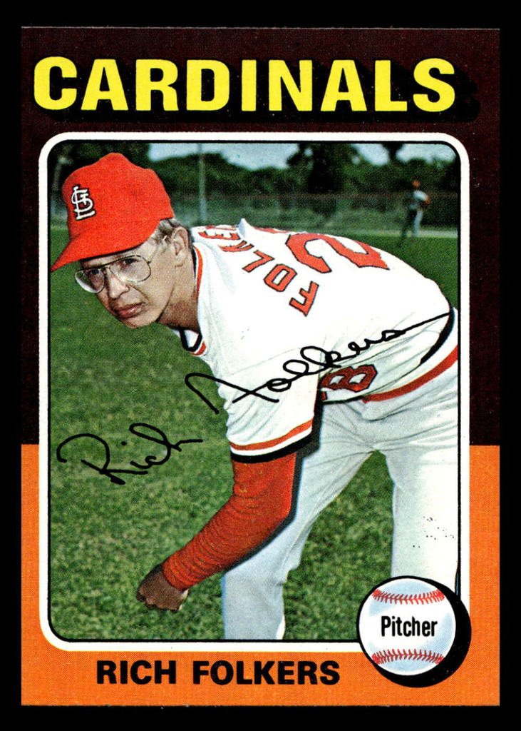 1975 Topps Mini #98 Rich Folkers Near Mint MINI 