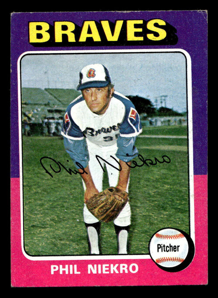 1975 Topps Mini #130 Phil Niekro Excellent+ MINI  ID: 514239