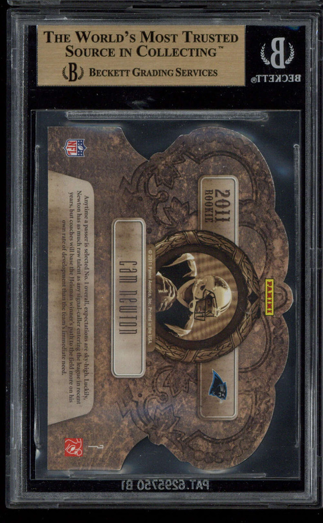2011 Crown Royale Jewel Rookies #7 Cam Newton Panthers BGS 9.5 Gem Mint RC