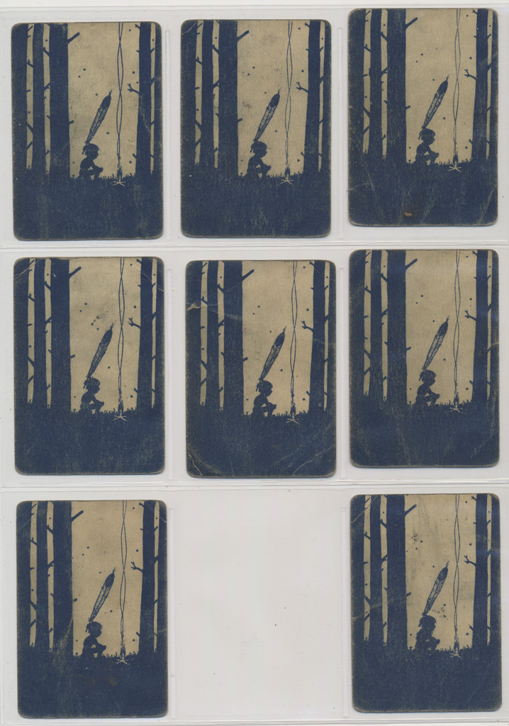 circ.1900's Game of Authors  Lot of 8  #*sku37150