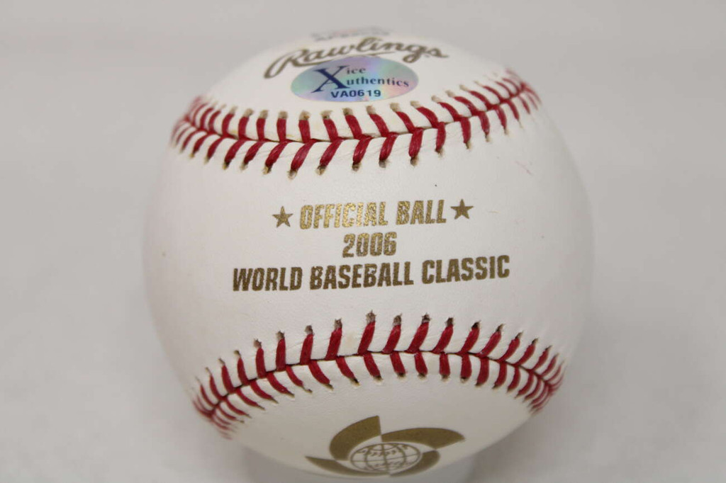 Chipper Jones Baseball PSA/DNA Authenticated Signed Auto WBC 2006 WBC