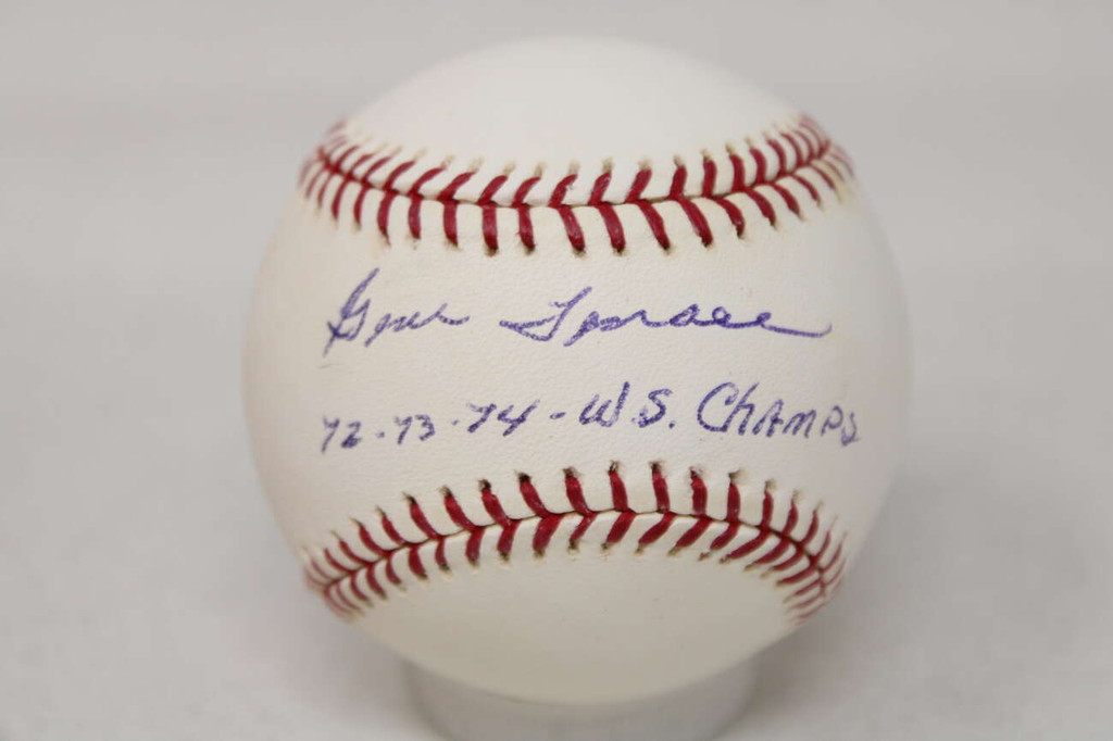 Gene Tenace Baseball PSA/DNA Authenticated Signed Auto A's 72-73-74 WS Champs
