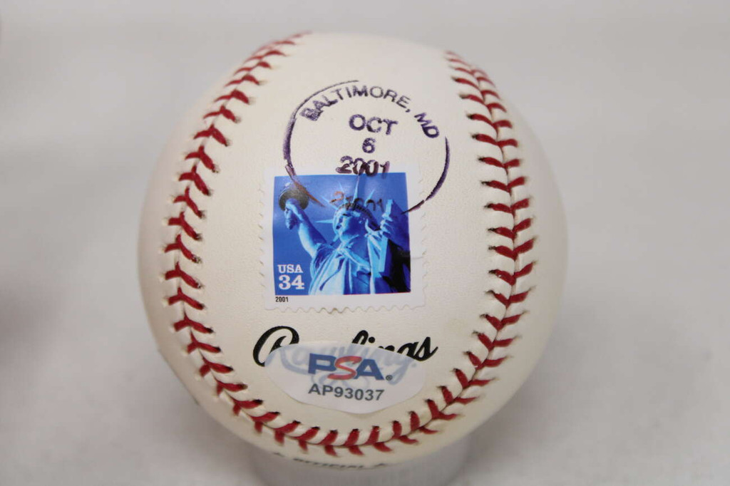 Cal Ripken Jr. Baseball PSA/DNA Authenticated Signed Auto Orioles 124/1000 Ripken Day Ball
