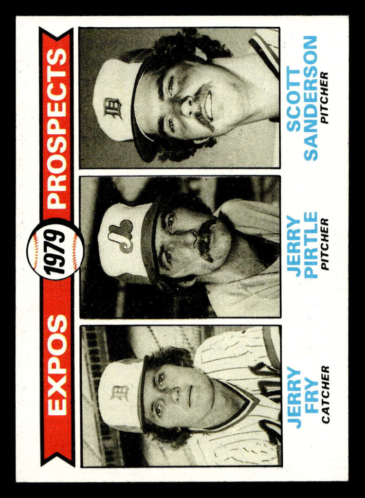1979 Topps #720 Jerry Fry/Gerry Pirtle/Scott Sanderson Expos Prospects Near Mint RC Rookie 