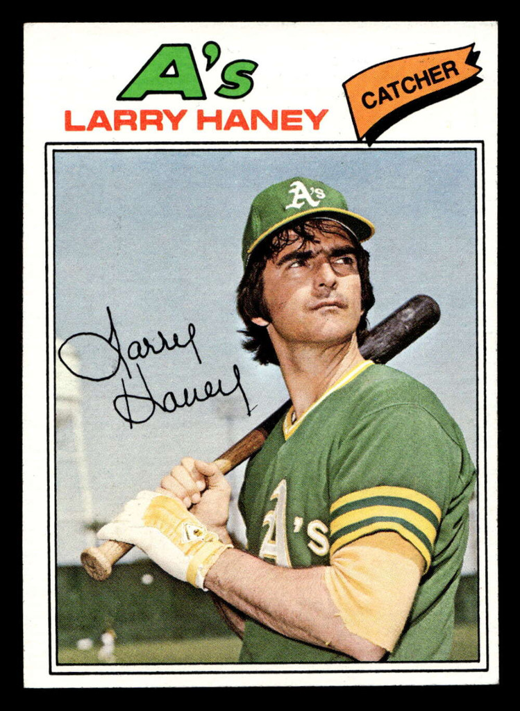 1977 Topps #12 Larry Haney Ex-Mint  ID: 515334
