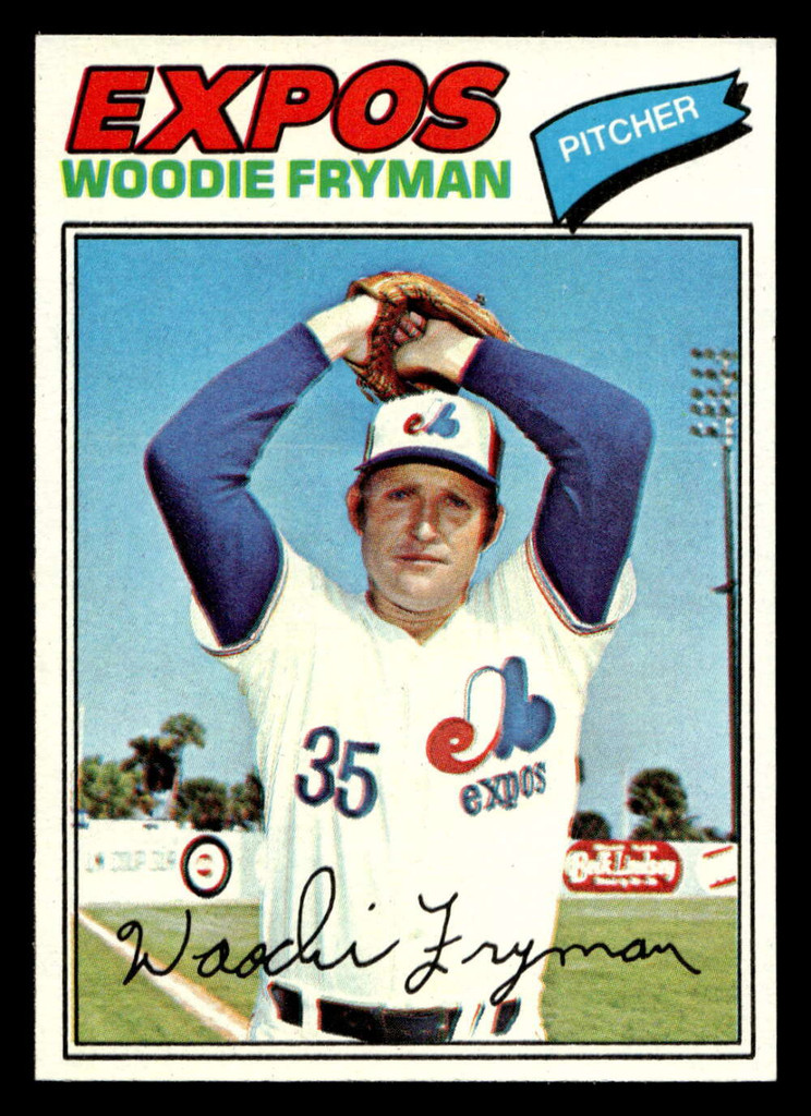1977 Topps #28 Woodie Fryman Near Mint+  ID: 515398