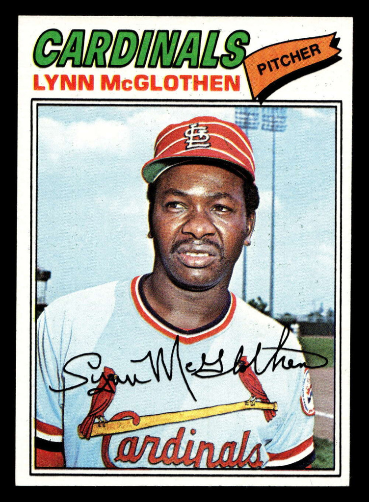 1977 Topps #47 Lynn McGlothen Near Mint+  ID: 515473