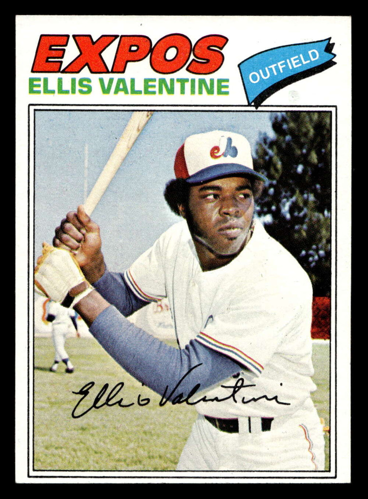 1977 Topps #52 Ellis Valentine Near Mint  ID: 515495