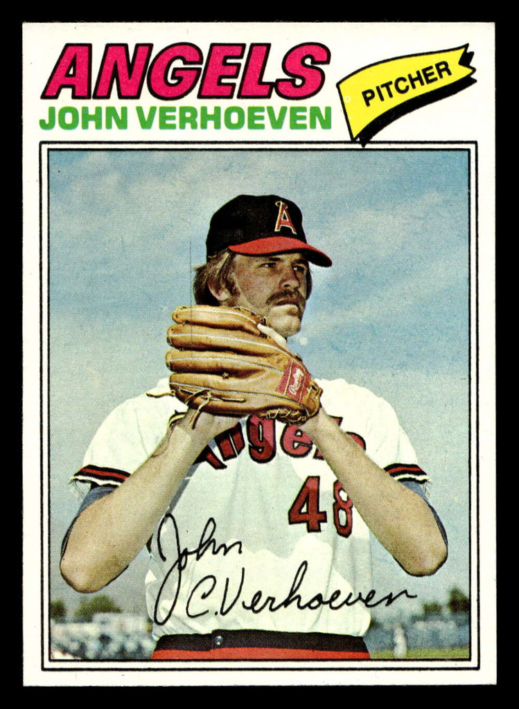 1977 Topps #91 John Verhoeven Near Mint+ RC Rookie 