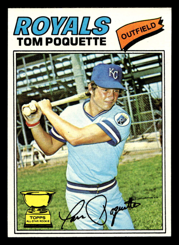 1977 Topps #93 Tom Poquette Near Mint  ID: 516125