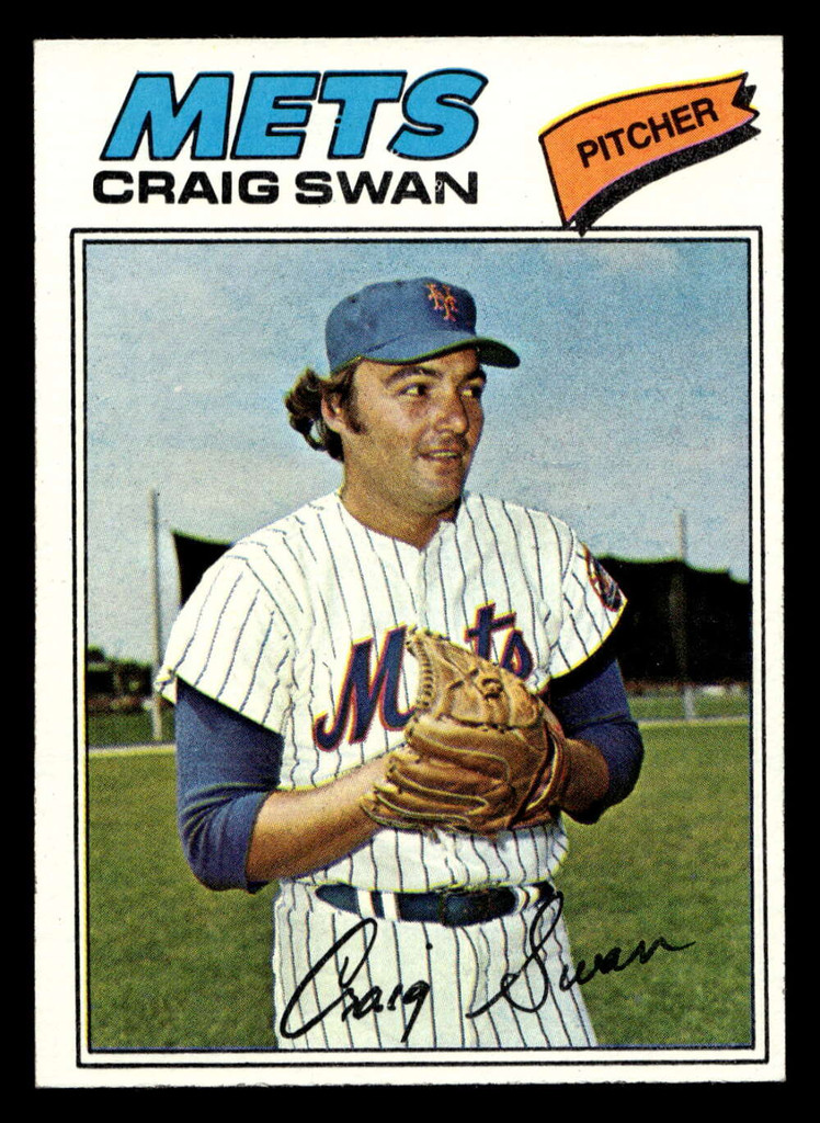 1977 Topps #94 Craig Swan Near Mint  ID: 516129