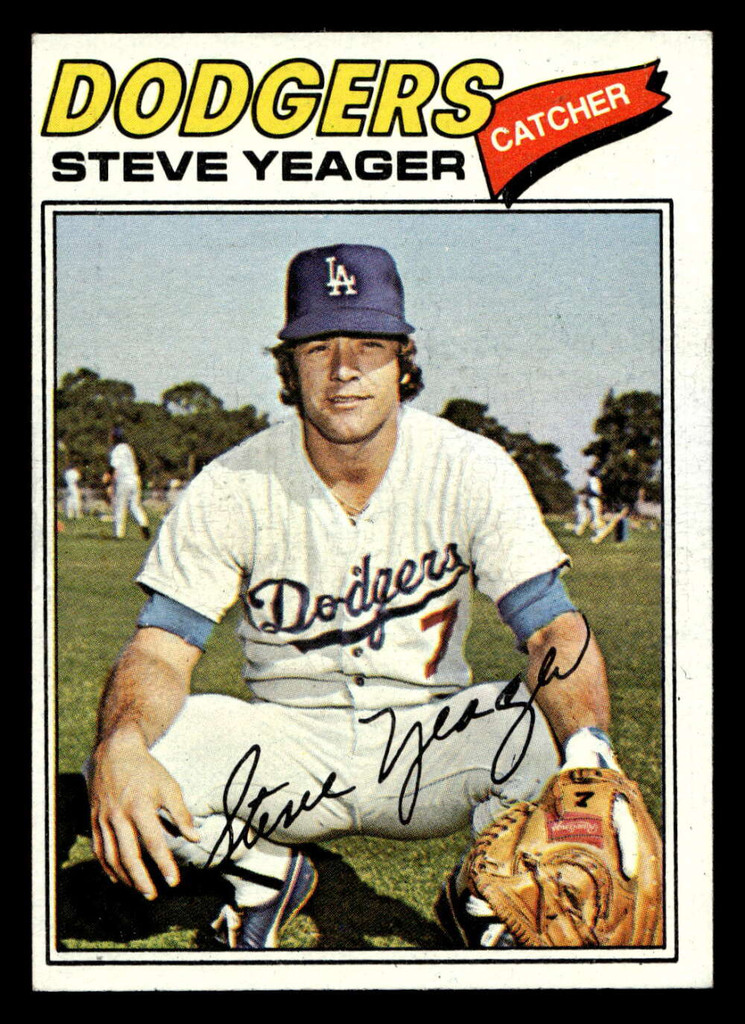 1977 Topps #105 Steve Yeager Ex-Mint  ID: 516175